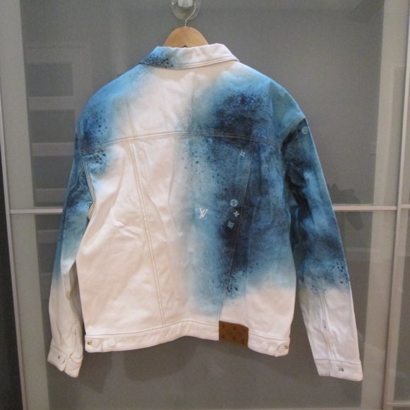 *SOLD* Louis Vuitton Spray Denim Jacket - Picture 4 of 8